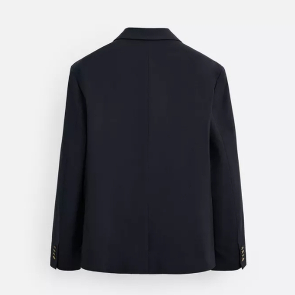 Zara Double Breasted Button Blazer - Picture 6 of 8